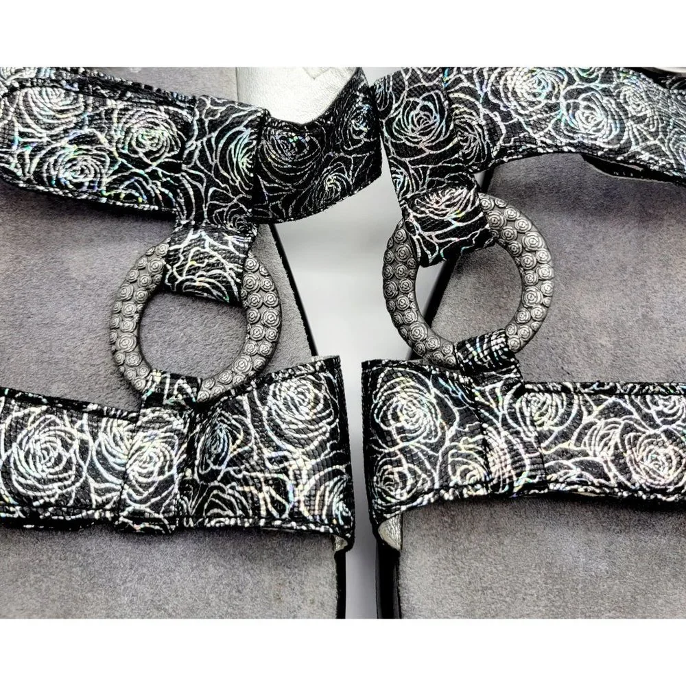 Alegria Julie 535 Steel Rosette Walking Sandals Size 39_7